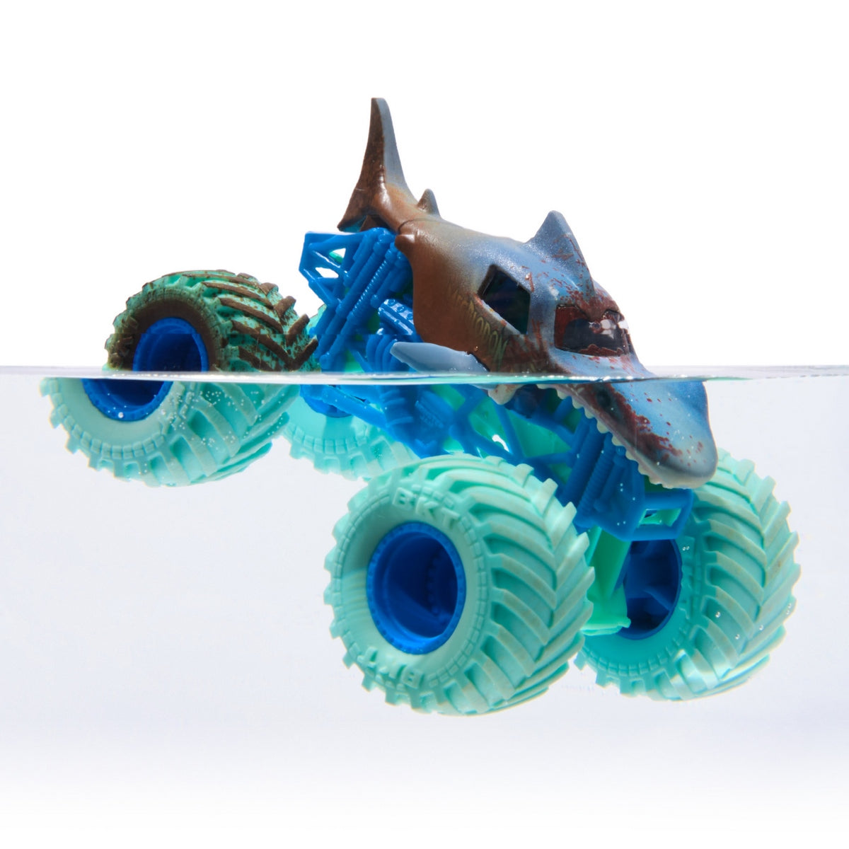 Monster Jam Veh 1:64 Cambia Color - Megalodon
