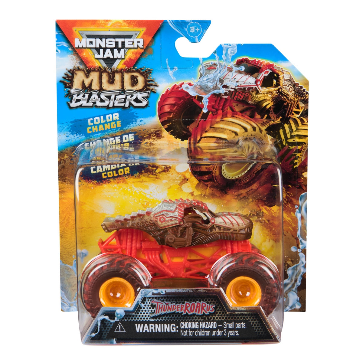 Monster Jam Veh 1:64 Cambia Color - Thunder Roarus