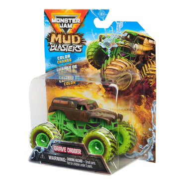 Monster Jam Veh 1:64 Cambia Color - Grave Digger
