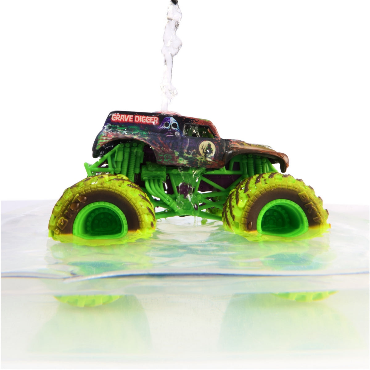 Monster Jam Veh 1:64 Cambia Color - Grave Digger