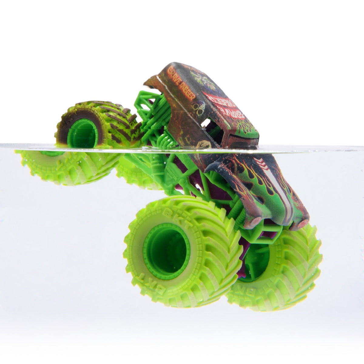Monster Jam Veh 1:64 Cambia Color - Grave Digger