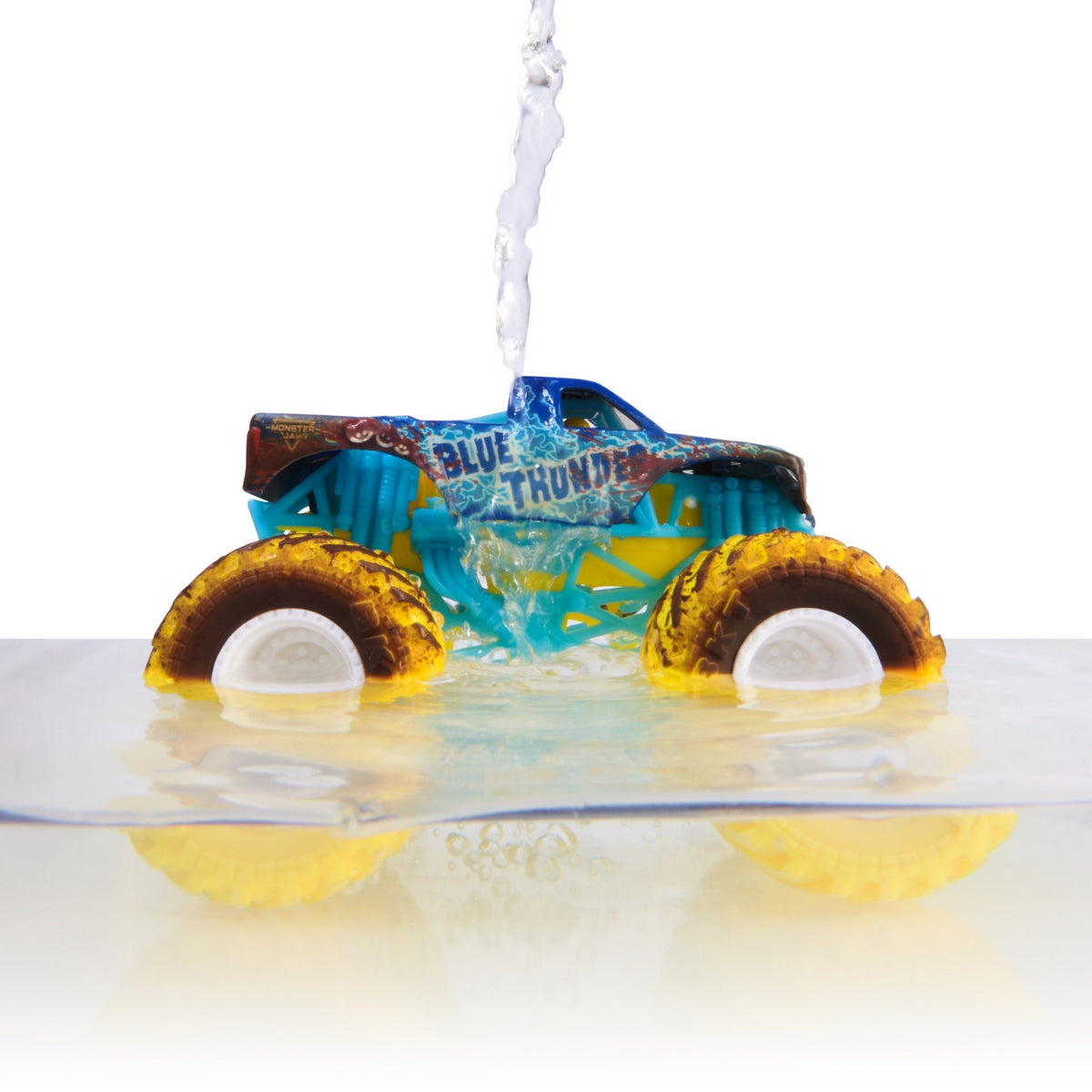 Monster Jam Veh 1:64 Cambia Color - Blue Thunder