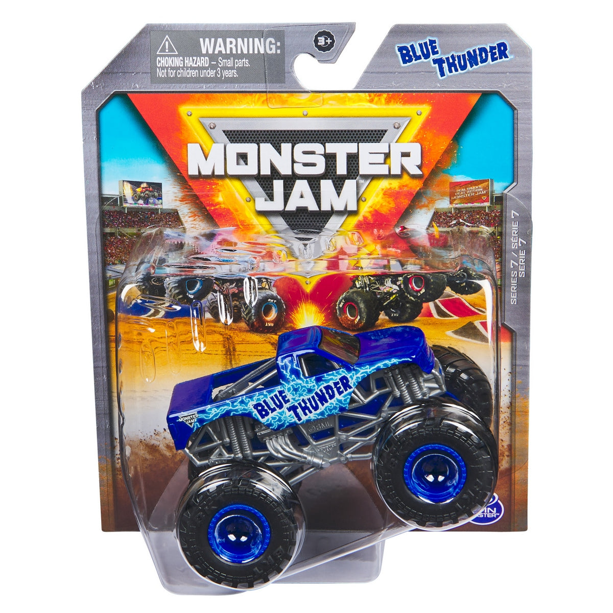 Monster Jam Vehiculo Metalico 1:64 - Blue Thunder