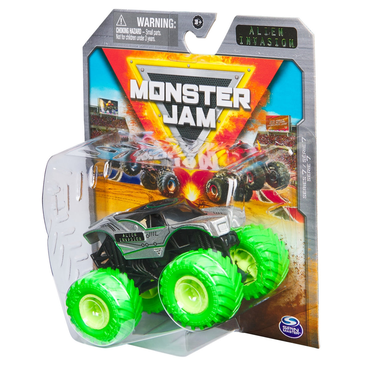 Monster Jam Vehiculo Metalico 1:64 - Alien Invasion
