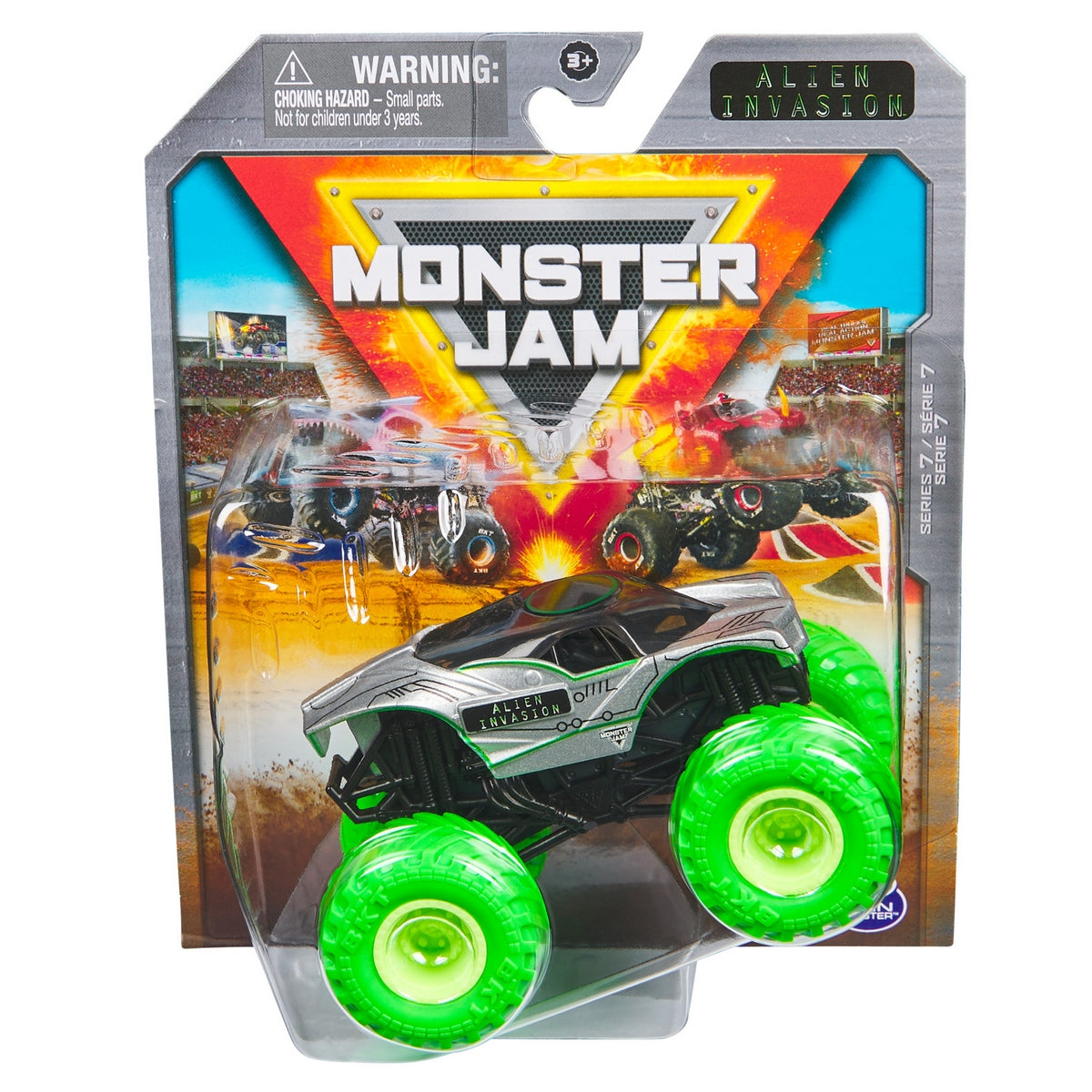 Monster Jam Vehiculo Metalico 1:64 - Alien Invasion