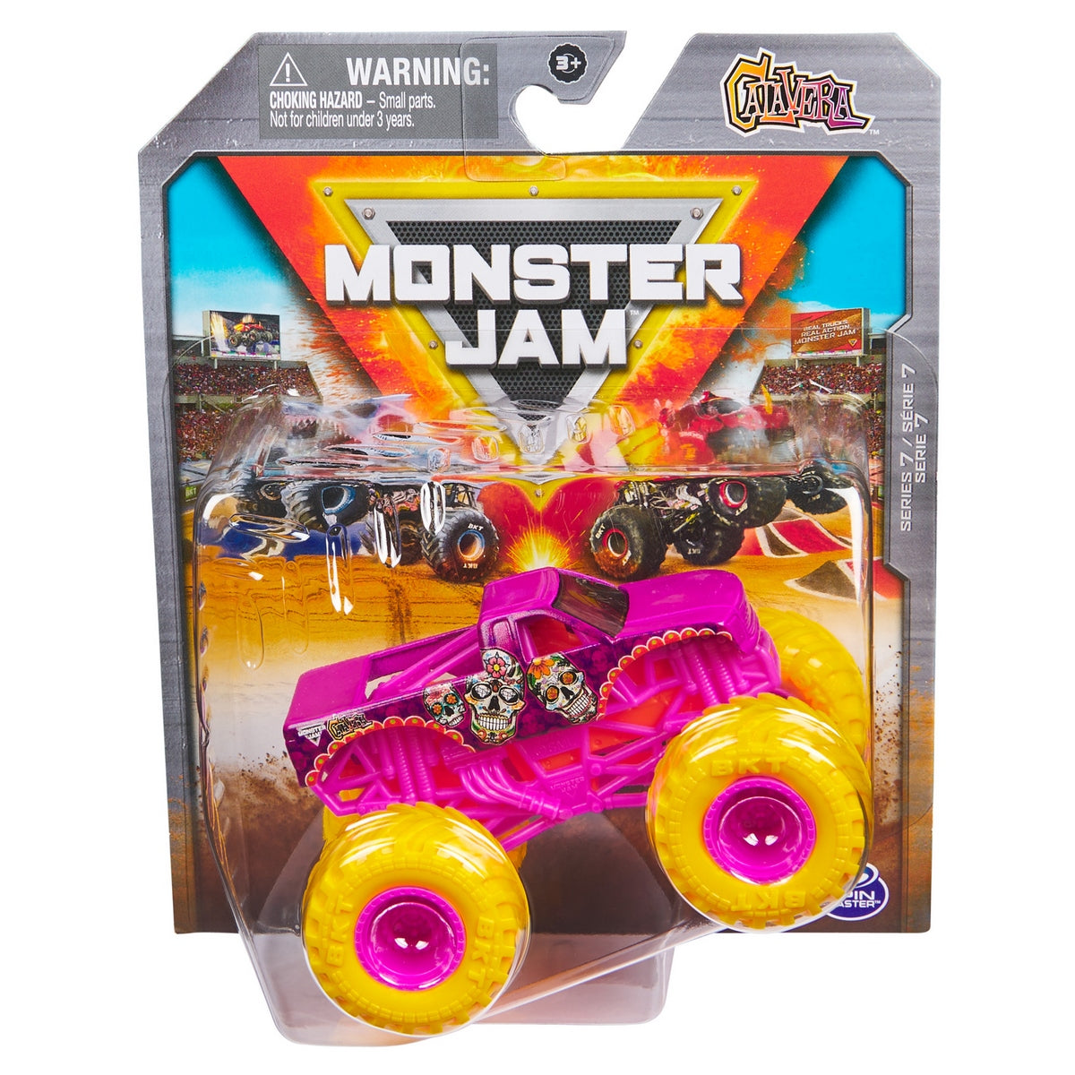 Monster Jam Vehiculo Metalico 1:64 - Calavera