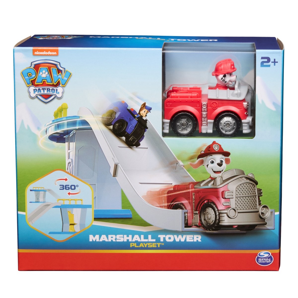 Paw Patrol Mini Torre Con Auto - Marshall Tower