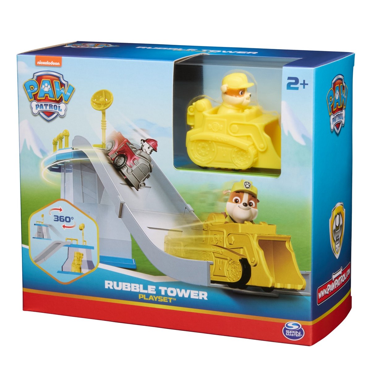 Paw Patrol Mini Torre Con Auto - Rubble Tower