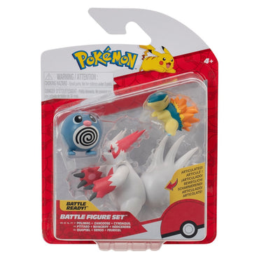 Pokemon Pack 3 Figuras - Poliwag+Zangoose+Cyndaquil