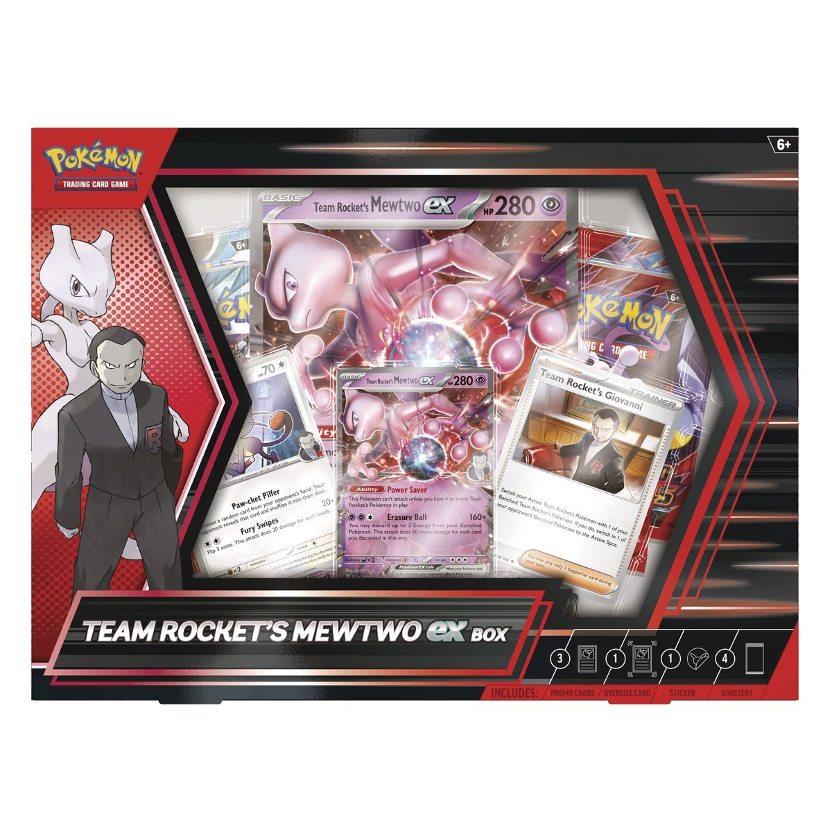 Pokemon Tcg Team Rocket's Mewtwo Ex Box Esp