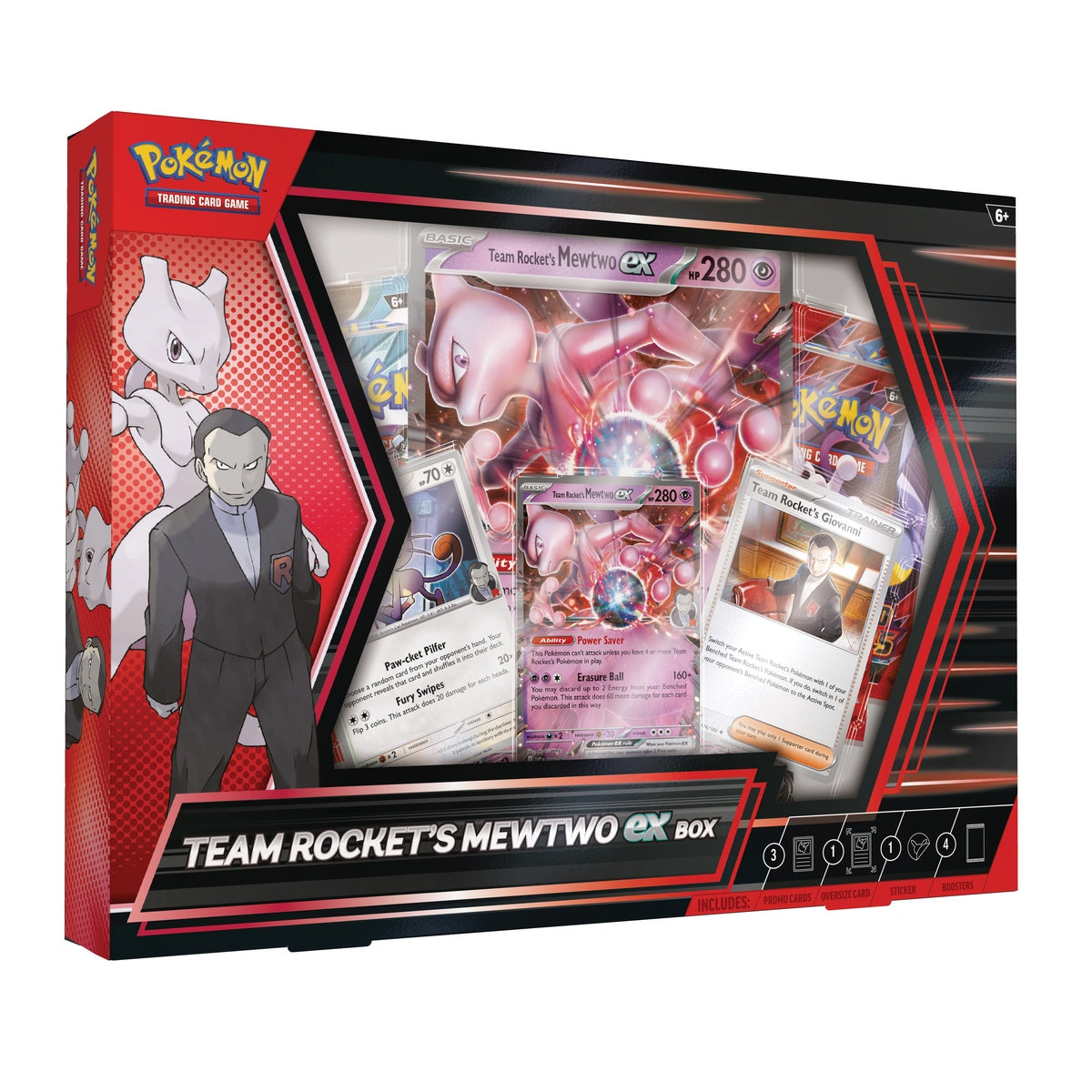 Pokemon Tcg Team Rocket's Mewtwo Ex Box Esp