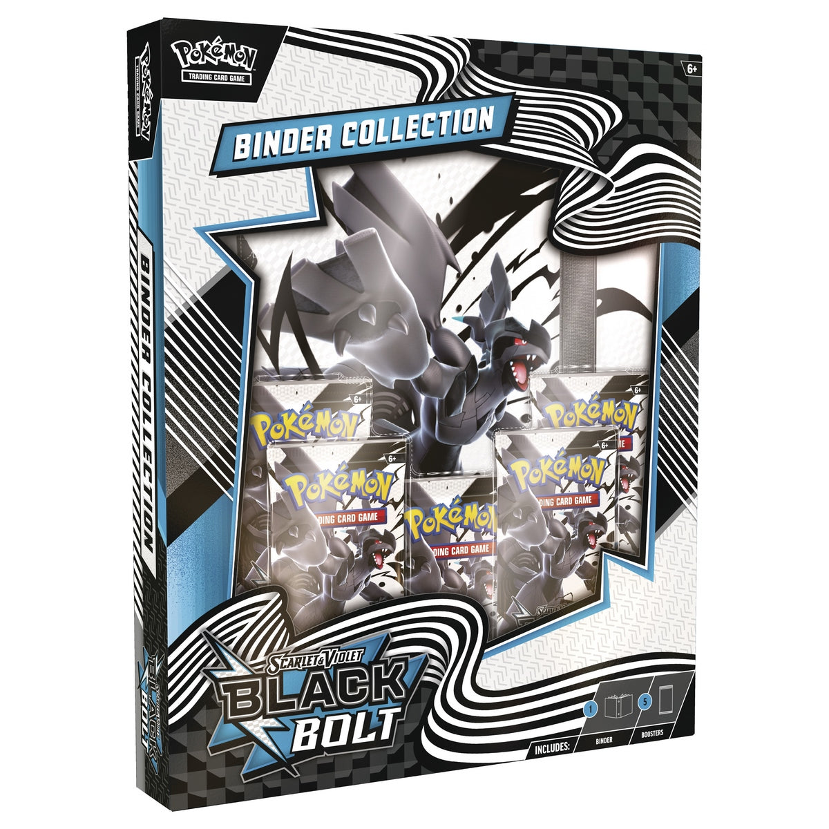 Pokemon Tcg Black Bolt - Binder Collection Esp