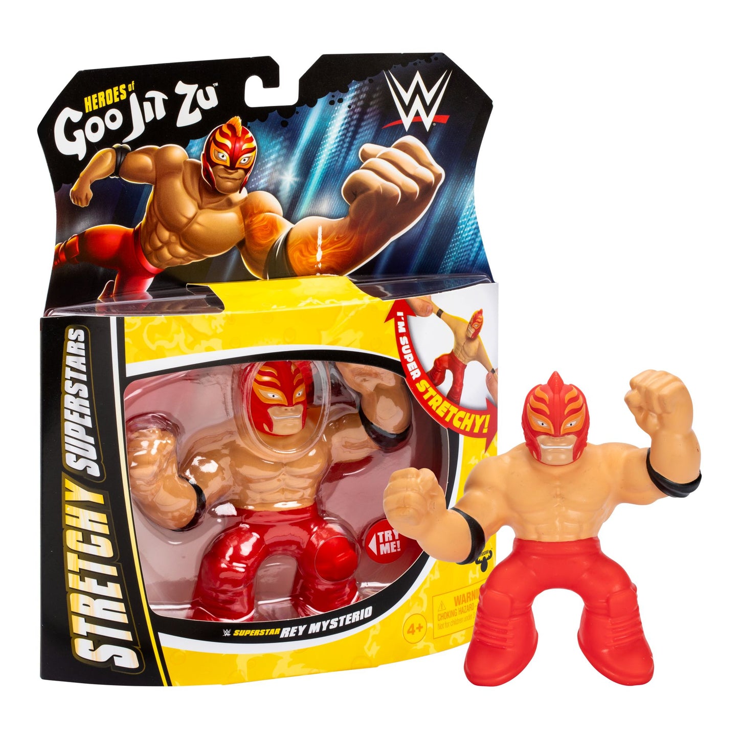 Heroes Of Goo Jit Zu Luchadores WWE - Figura Rey Mysterio
