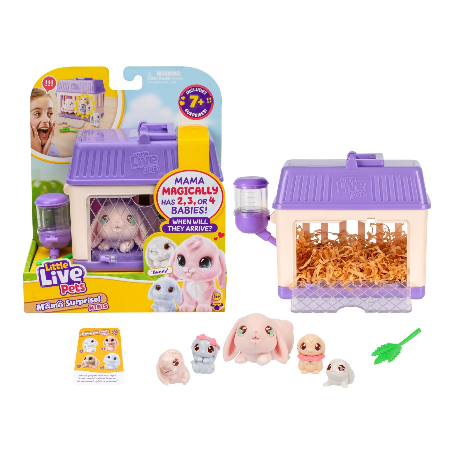 Little Live Pets Mama Surprise S4 Mini Playset - Conejo