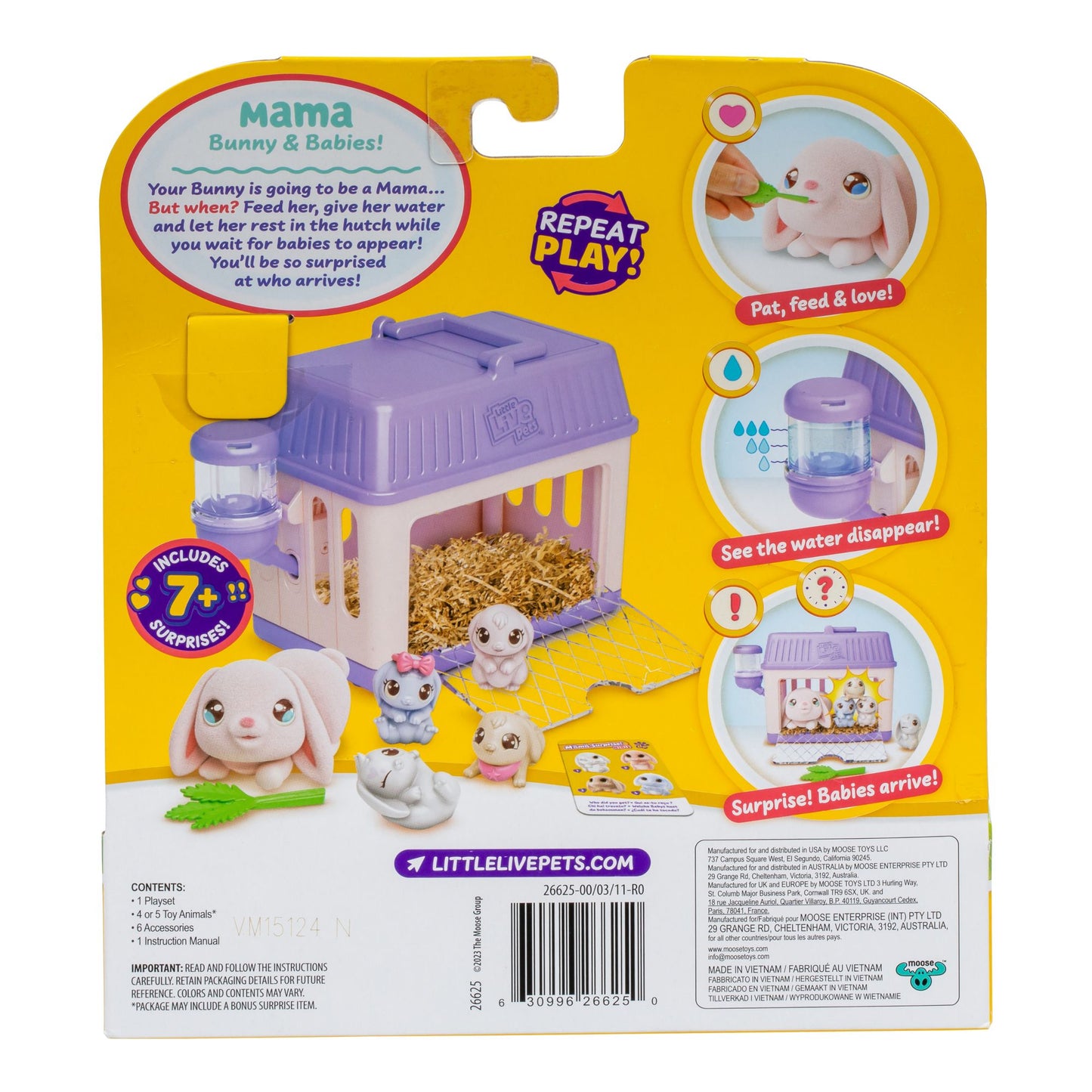 Little Live Pets Mama Surprise S4 Mini Playset - Conejo
