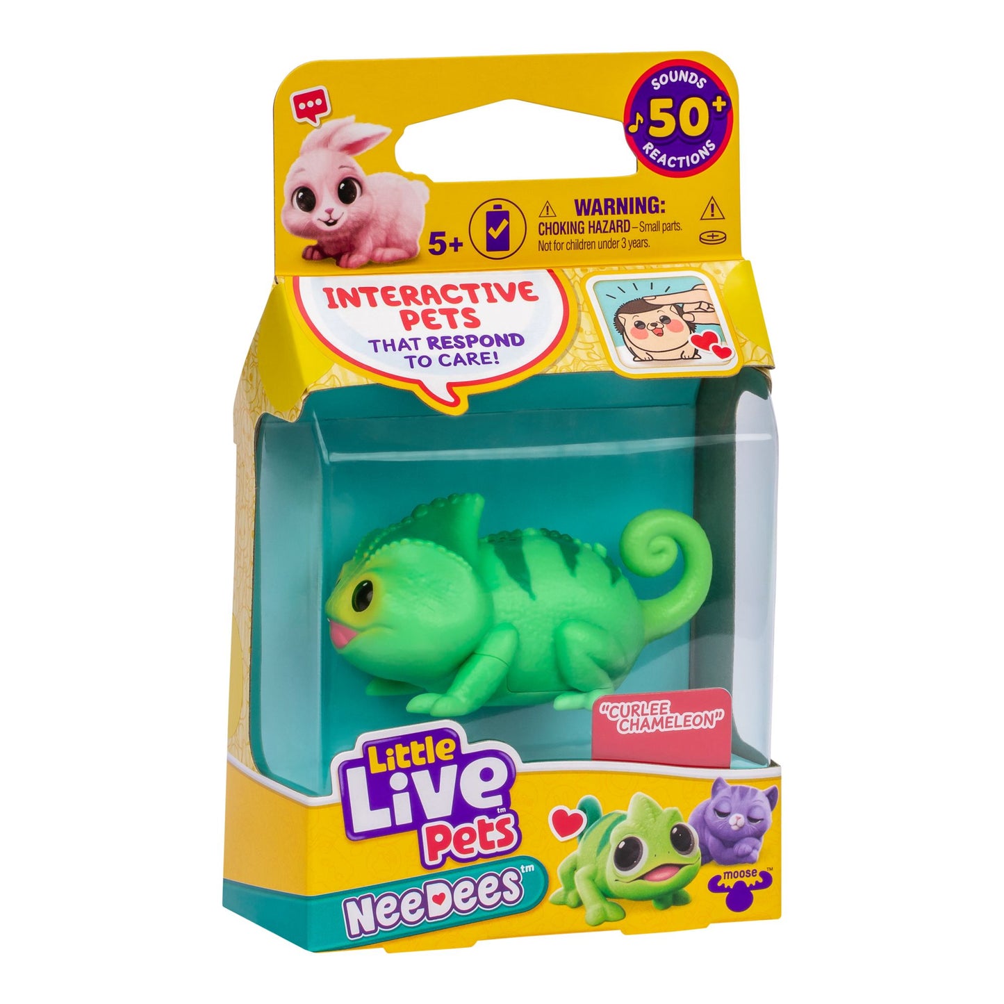 Little Live Pets Needees Mascota - Camaleón Curlee
