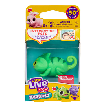 Little Live Pets Needees Mascota - Camaleón Curlee