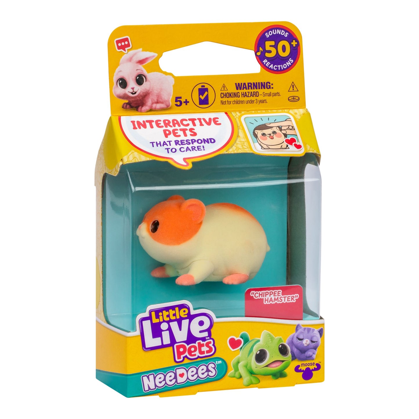 Little Live Pets Needees Mascota - Hamster Chippee
