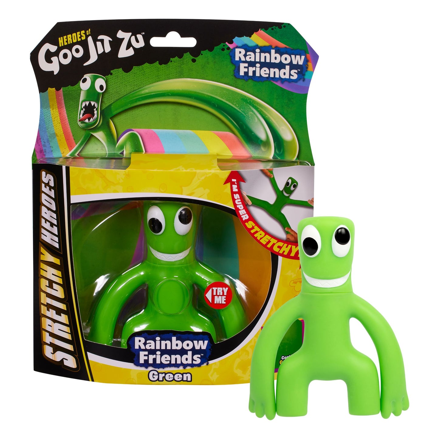 Heroes Of Goo Jit Zu Figuras Rainbow Friends - Figura Azul