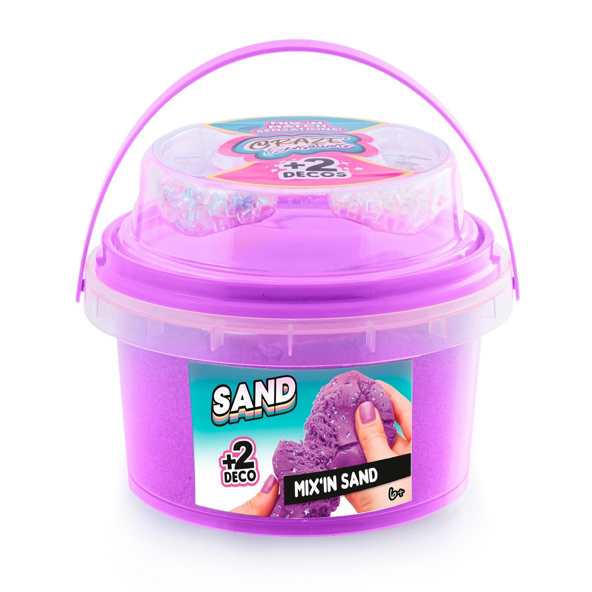 Balde Slime Texturas Deco Morado