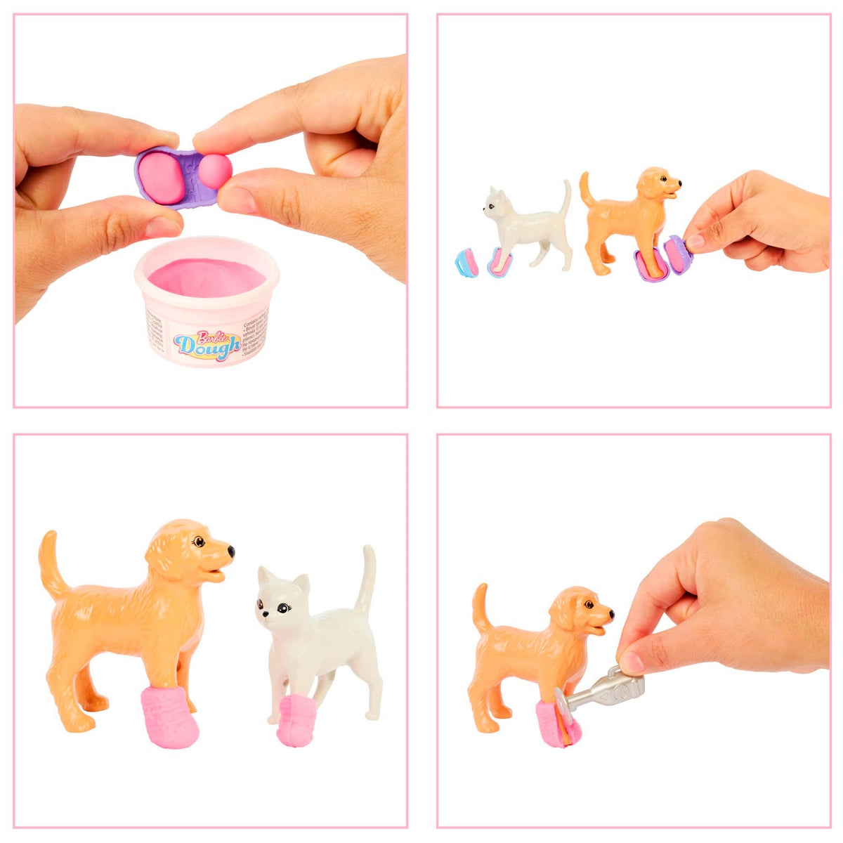 Barbie Profesiones Set Veterinaria Con Mascotas Y Accesorios
