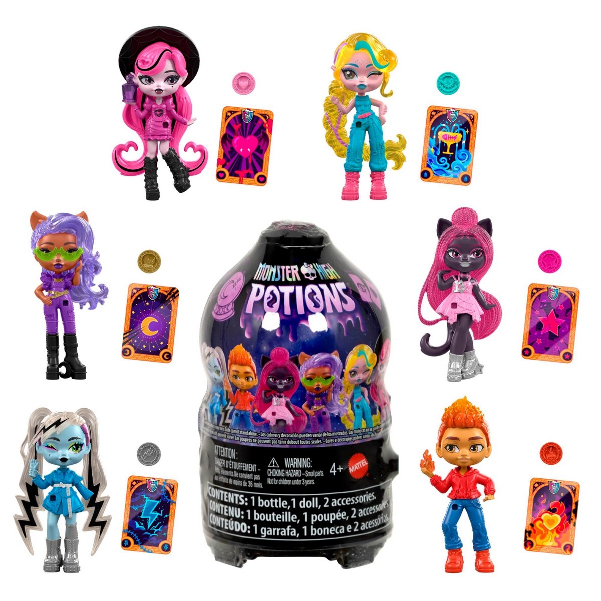 Monster High Muñeca Mini Bola De Cristal Sorpresa