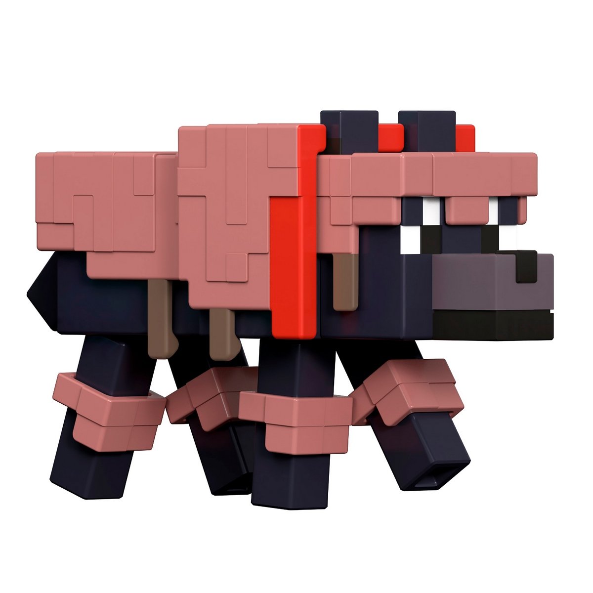 Minecraft Core Figura De 8Cm Con Crafting - Lobo Con Armadura