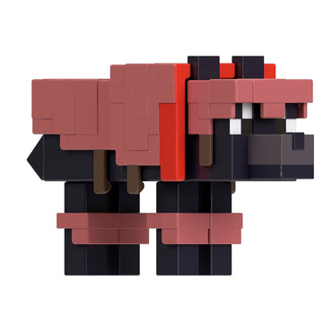 Minecraft Core Figura De 8Cm Con Crafting - Lobo Con Armadura