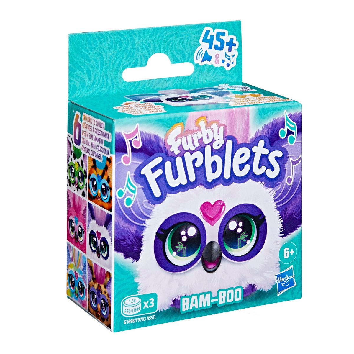 Mini Peluche Furby Furblets - Bam-Boo