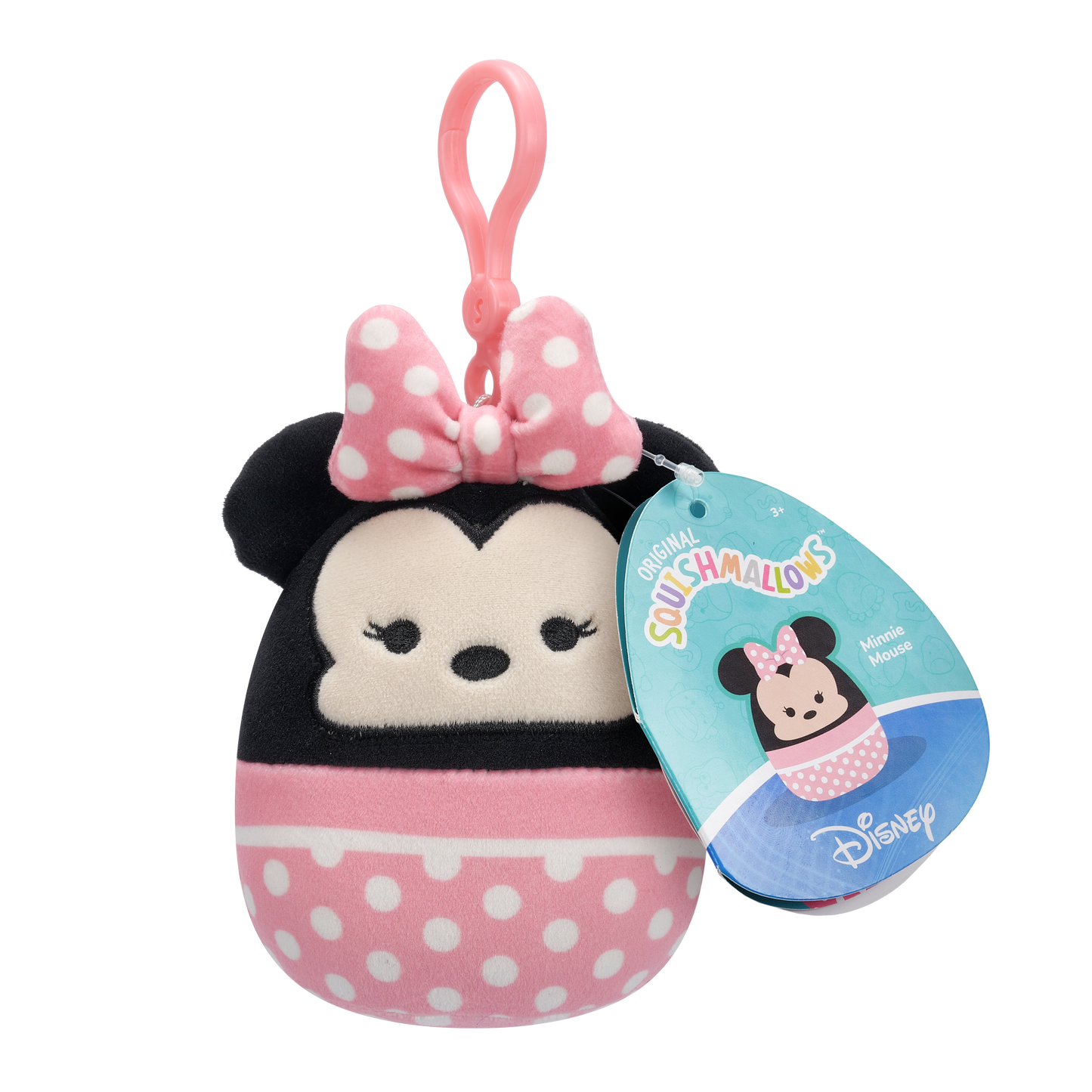 Squishmallows Peluche Clip Disney Minnie Mouse