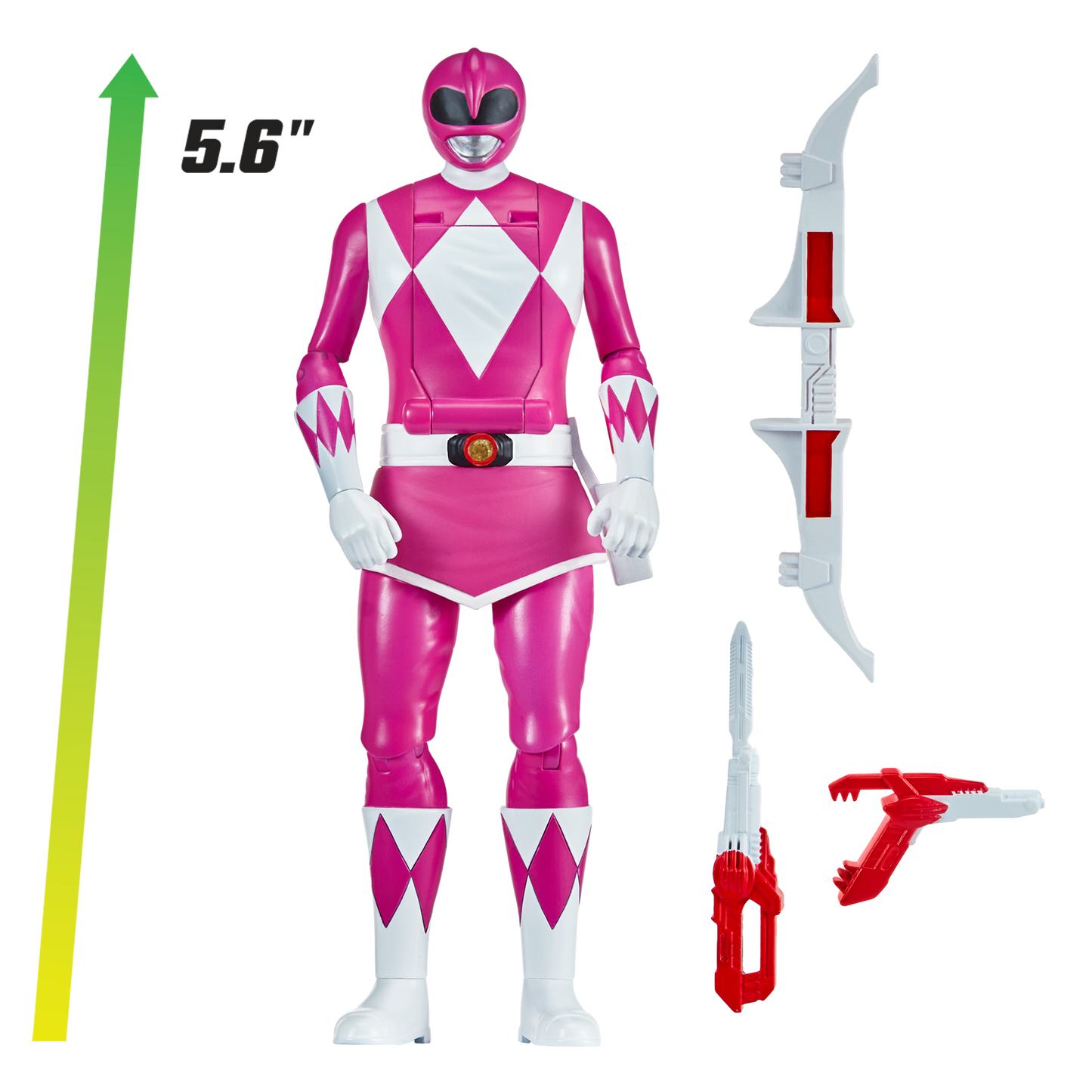 Power Rangers Figura Gira Cabeza Pink Ranger