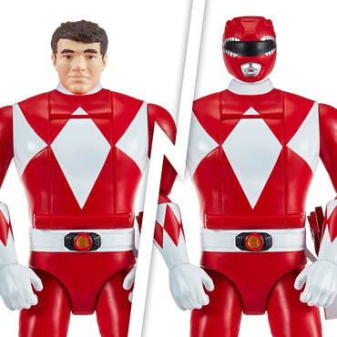 Power Rangers Figura Gira Cabeza Red Ranger