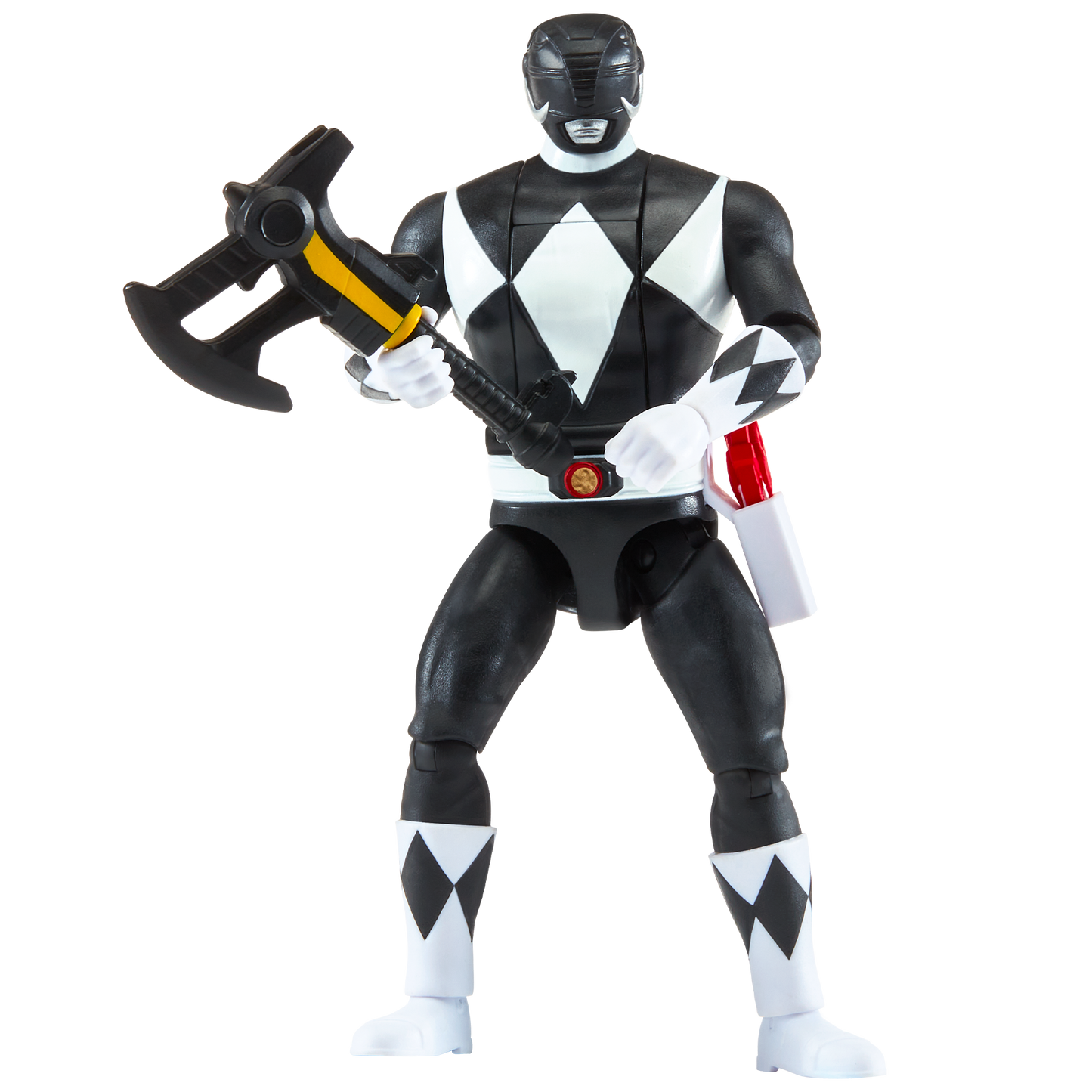 Power Rangers Figura Gira Cabeza Black Ranger