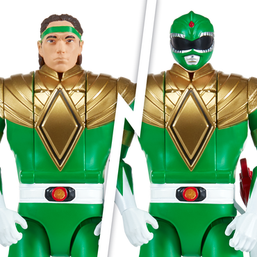 Power Rangers Figura Gira Cabeza Green Ranger