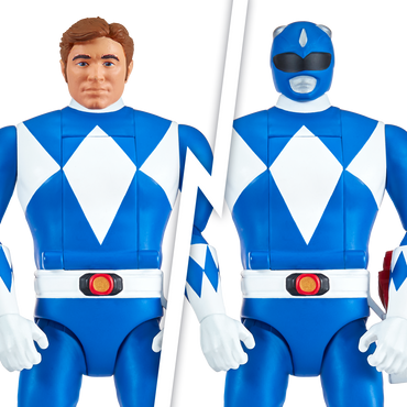Power Rangers Figura Gira Cabeza Blue Ranger
