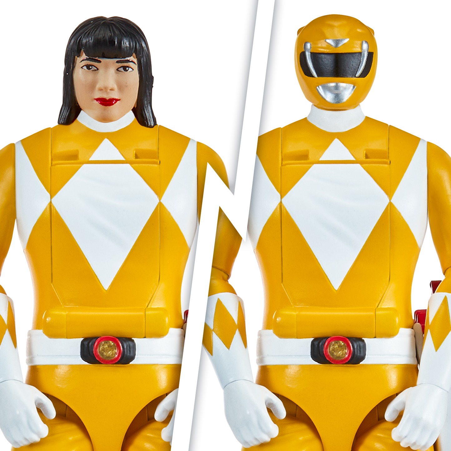 Power Rangers Figura Gira Cabeza Yellow Ranger
