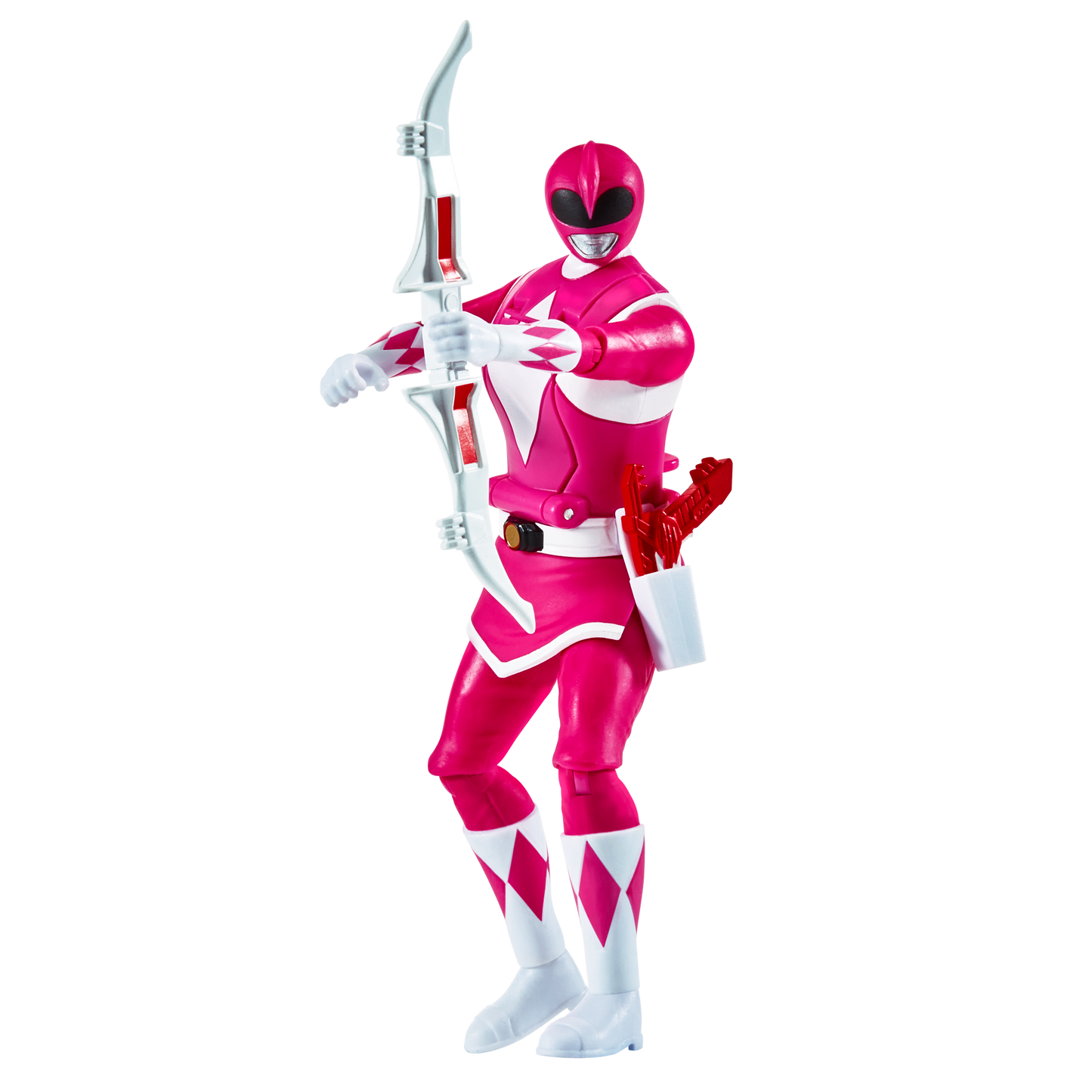 Power Rangers Figura Gira Cabeza Pink Ranger