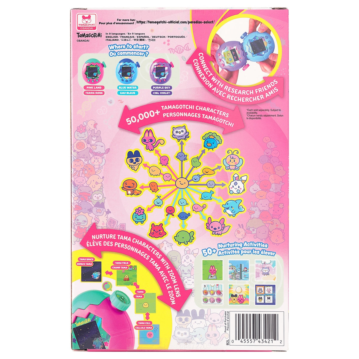 Mascota Virtual Tamagotchi Paradise De Bandai - Tierran Rosa