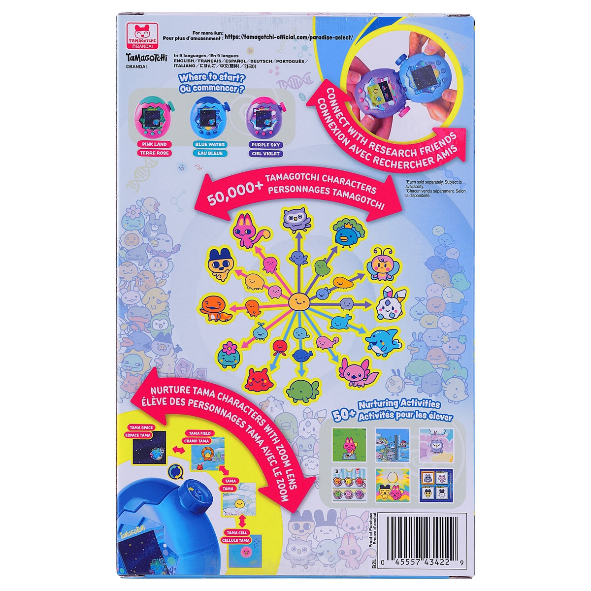 Mascota Virtual Tamagotchi Paradise De Bandai - Agua Azul