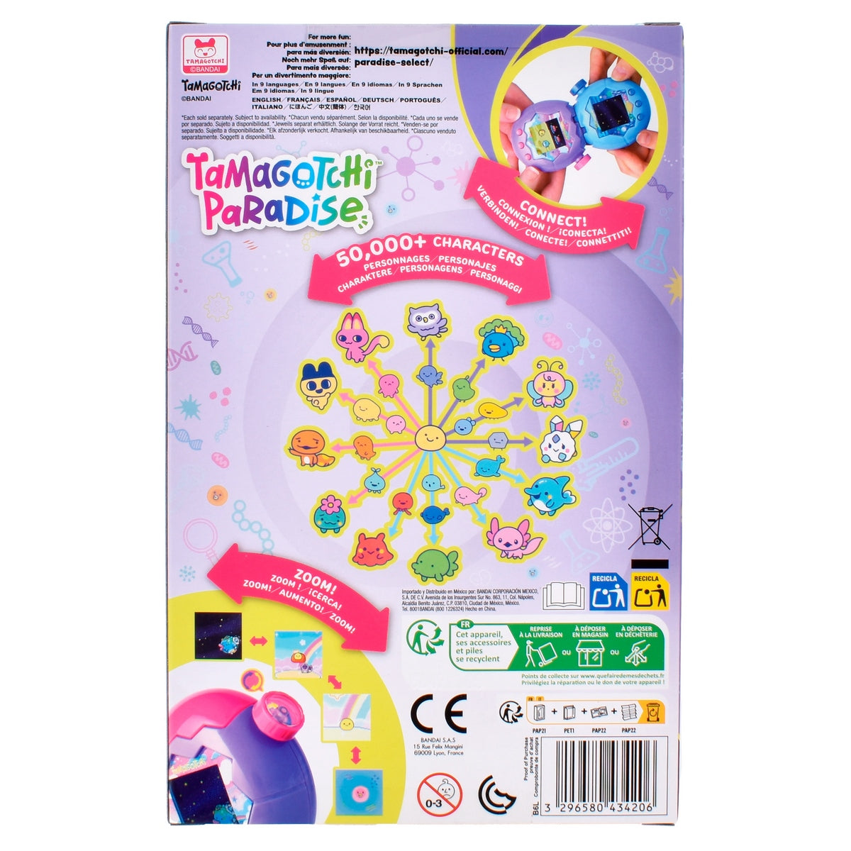 Mascota Virtual Tamagotchi Paradise De Bandai - Cielo Mo0Rado