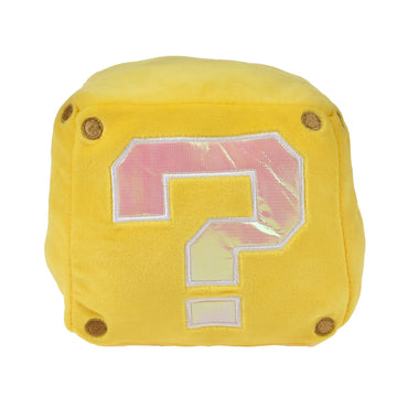 Peluche Con Sonido Super Mario De Nintendo - Bloque De Interogacion