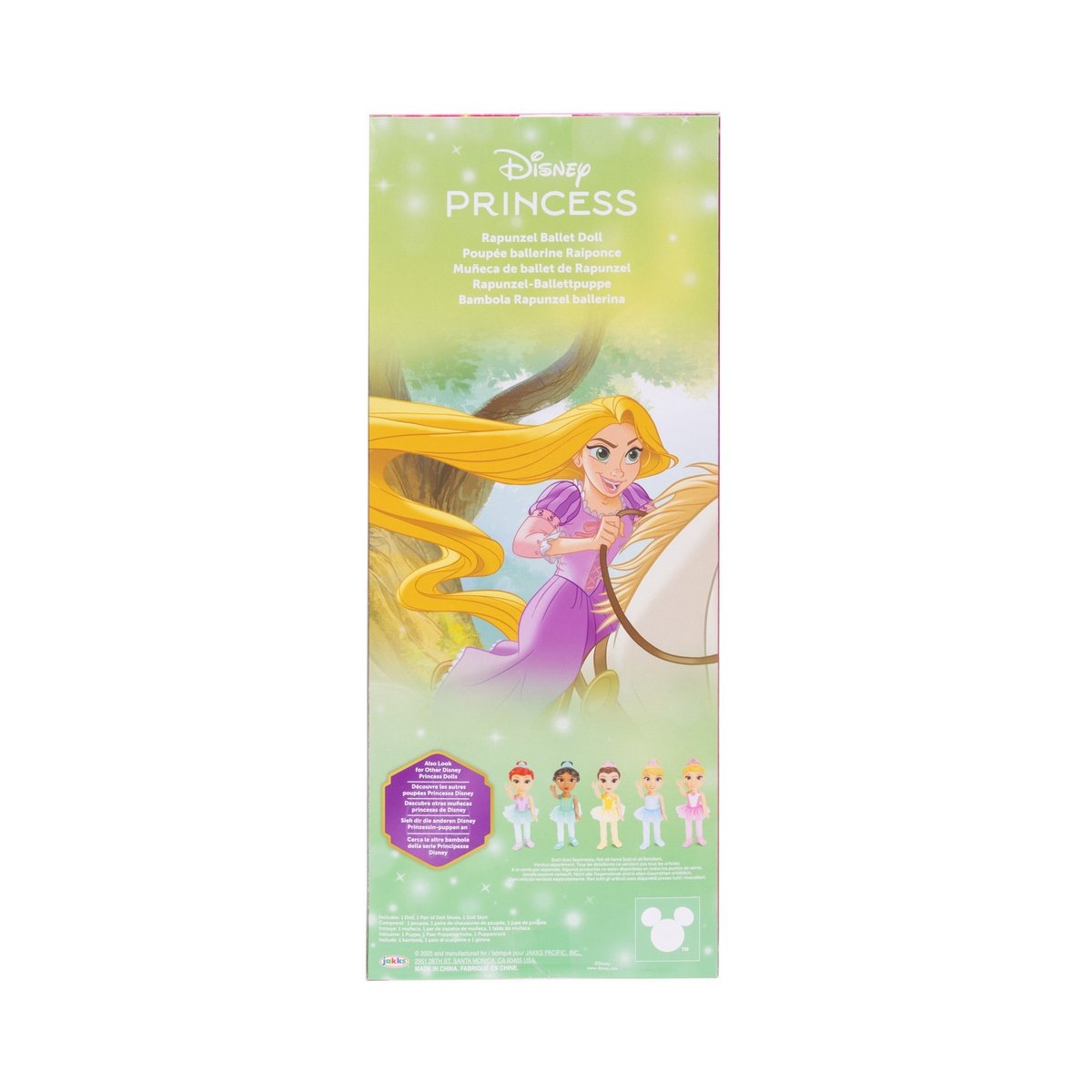 Muñeca 35 Cm Ballet Princesas De Disney - Rapunzel
