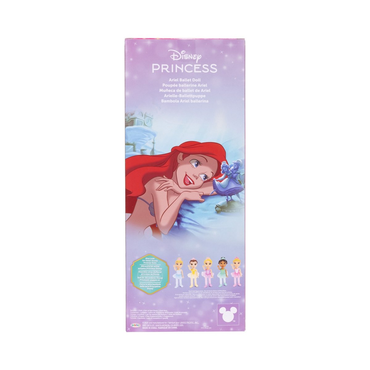 Muñeca 35 Cm Ballet Princesas De Disney - Ariel