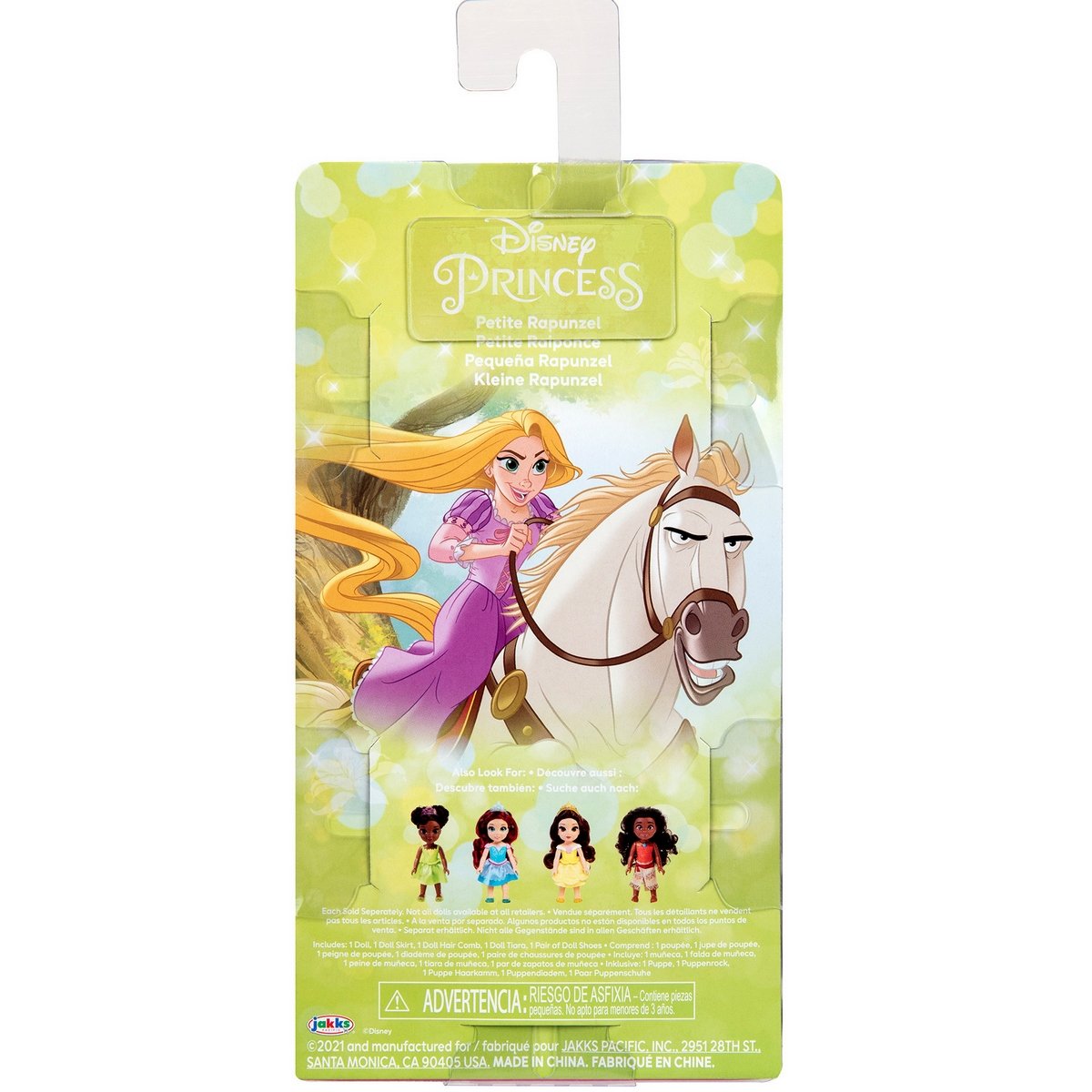 Muñeca 15 Cm Con Peine Princesas De Disney - Rapunzel