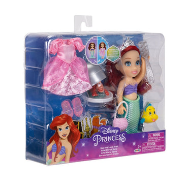 Muñeca Fashion 15 Cm Con Accesorios Princesas De Disney - Ariel