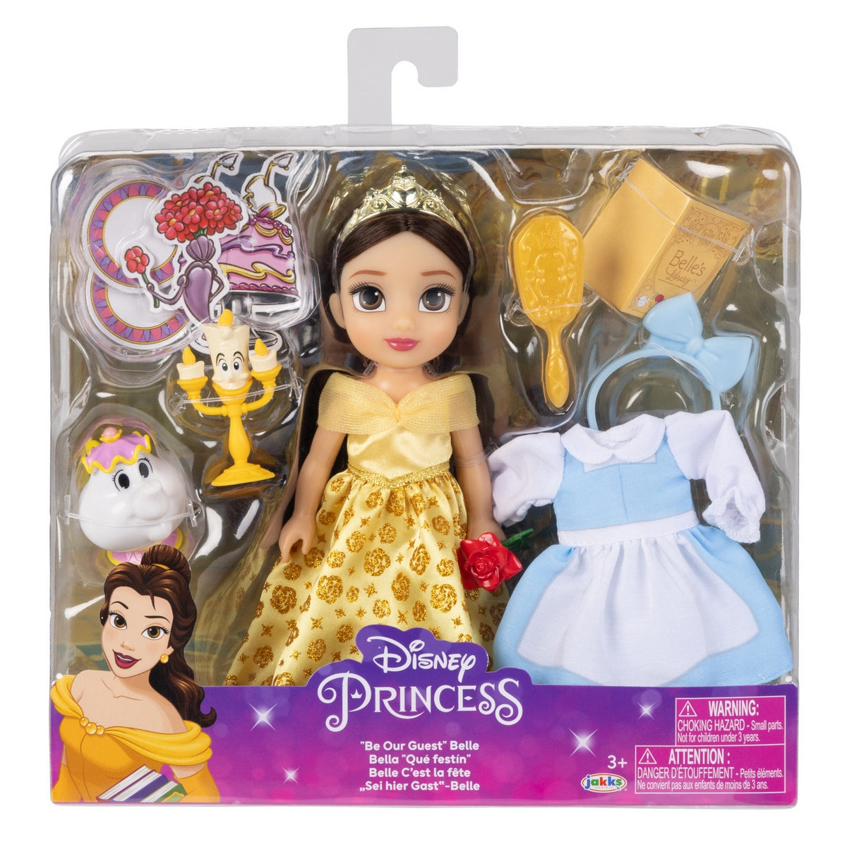 Muñeca Fashion 15 Cm Con Accesorios Princesas De Disney - Bella