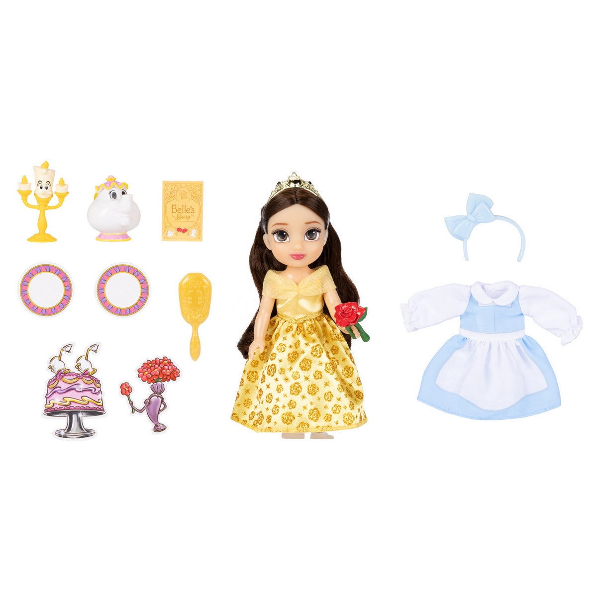 Muñeca Fashion 15 Cm Con Accesorios Princesas De Disney - Bella