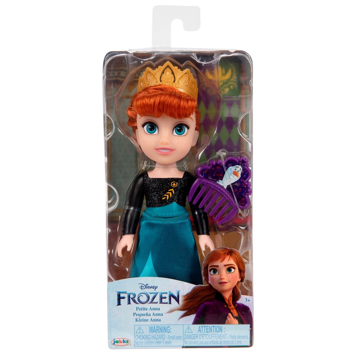 Muñeca Con Accesorios Frozen De Disney - Anna Reina De Arendelle