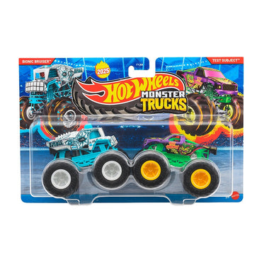 Hot Wheels Monster Trucks Escala 1:64 - Bionic Bruiser Vs Test Subject
