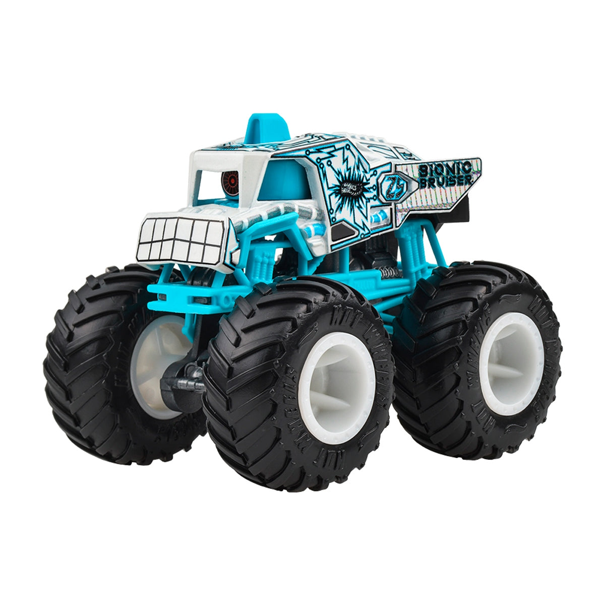 Hot Wheels Monster Trucks Escala 1:64 - Bionic Bruiser Vs Test Subject